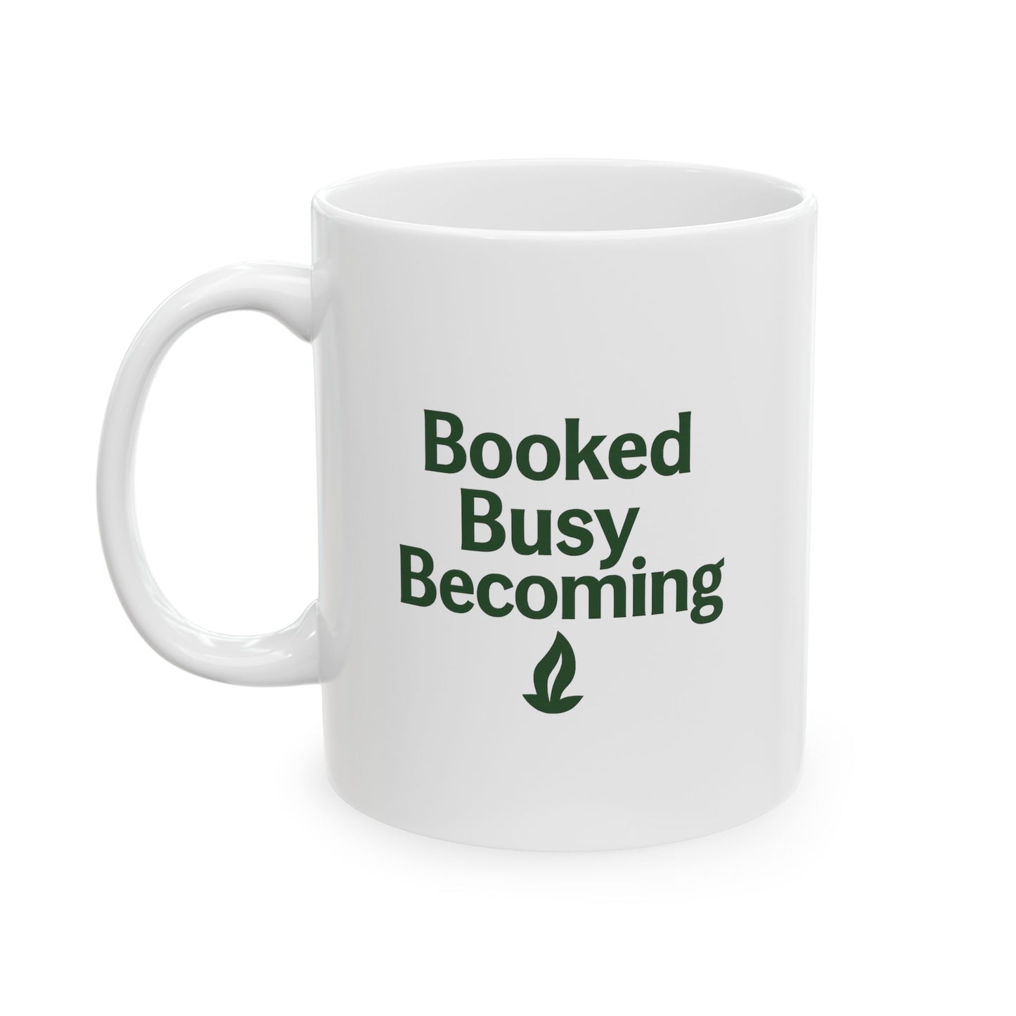 Booked Busy Becoming Mug (White)