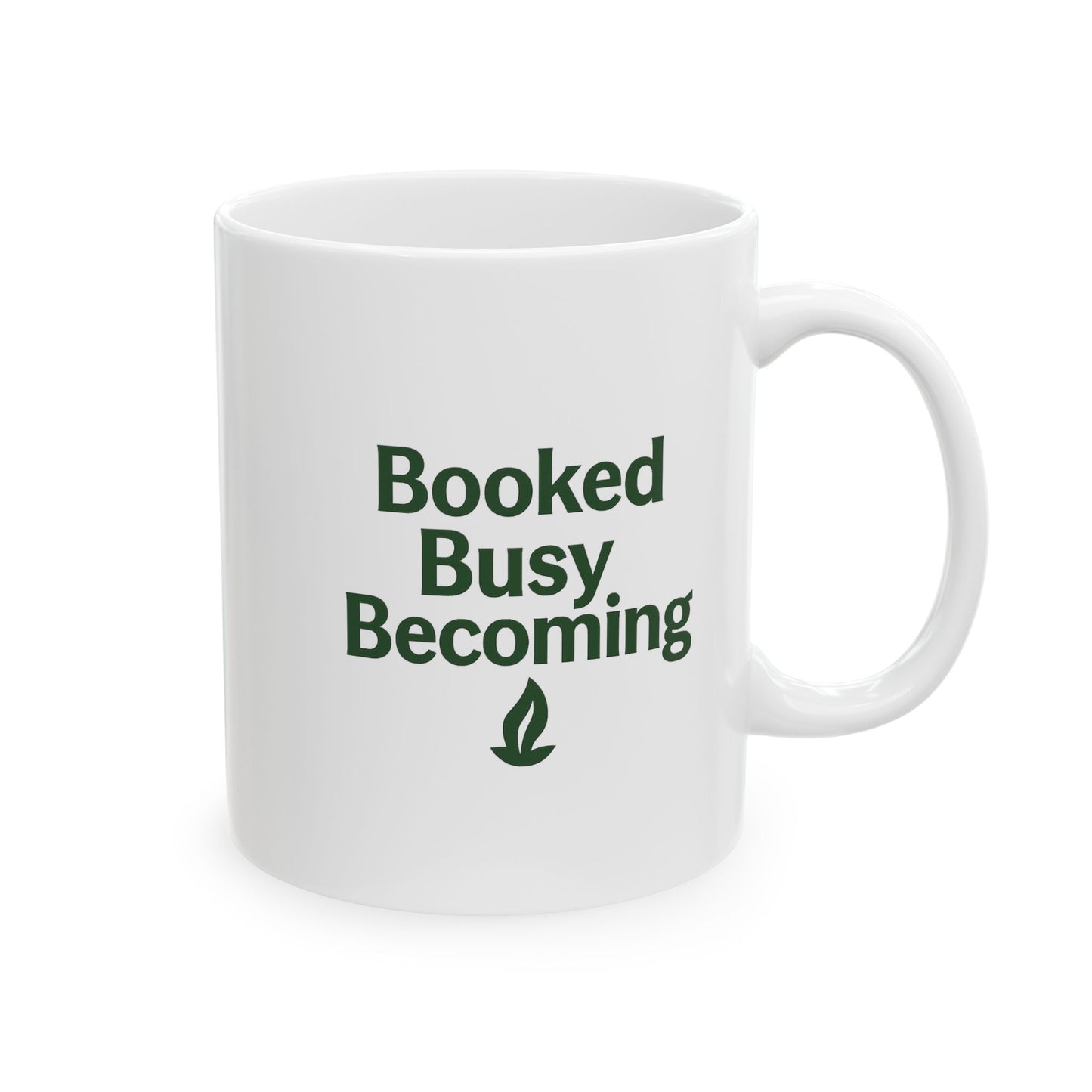Booked Busy Becoming Mug (White)